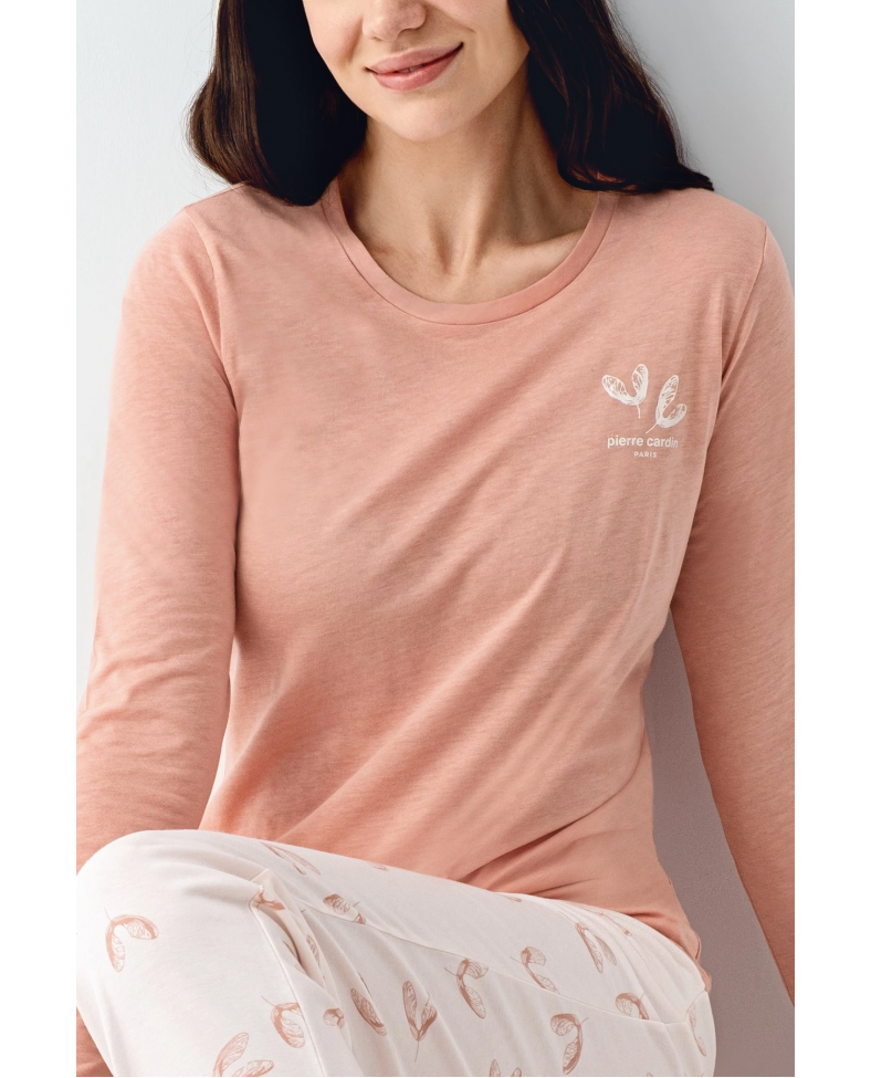 Pierre Cardin 9061-S Kadın Uzun Kol Pijama Takım