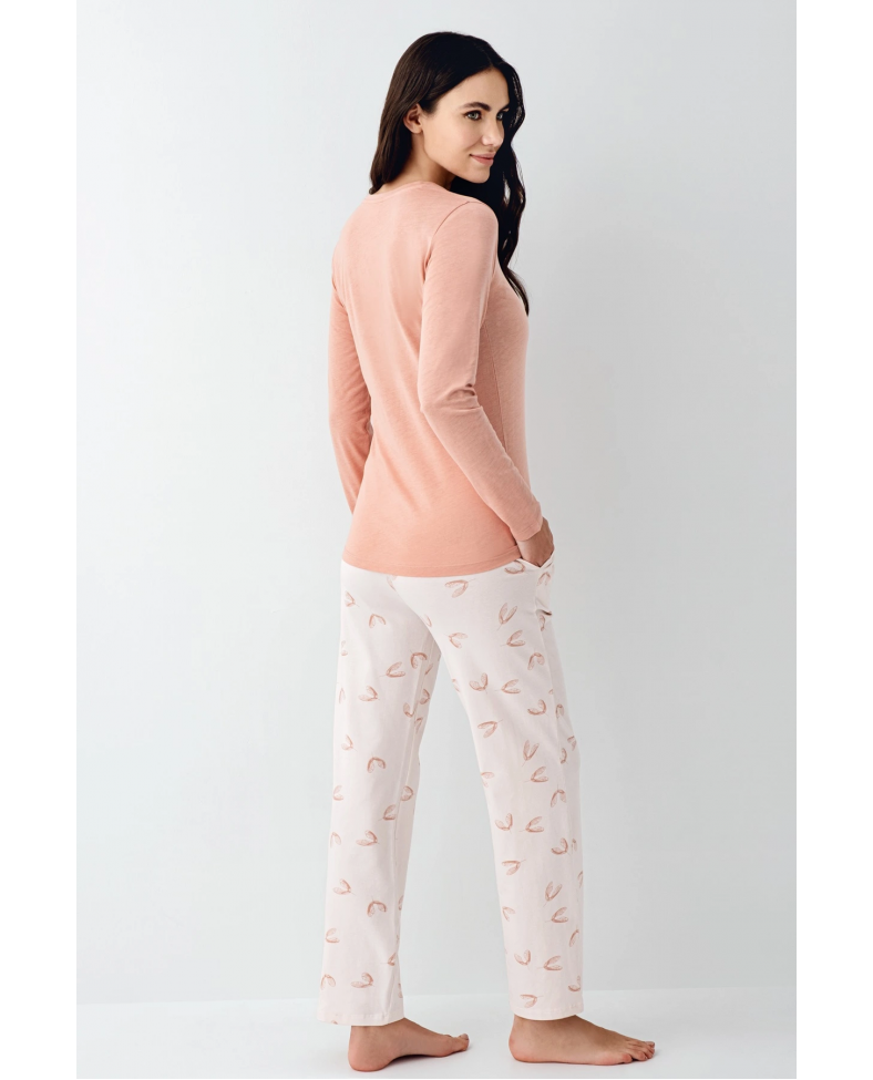 Pierre Cardin 9061-S Kadın Uzun Kol Pijama Takım