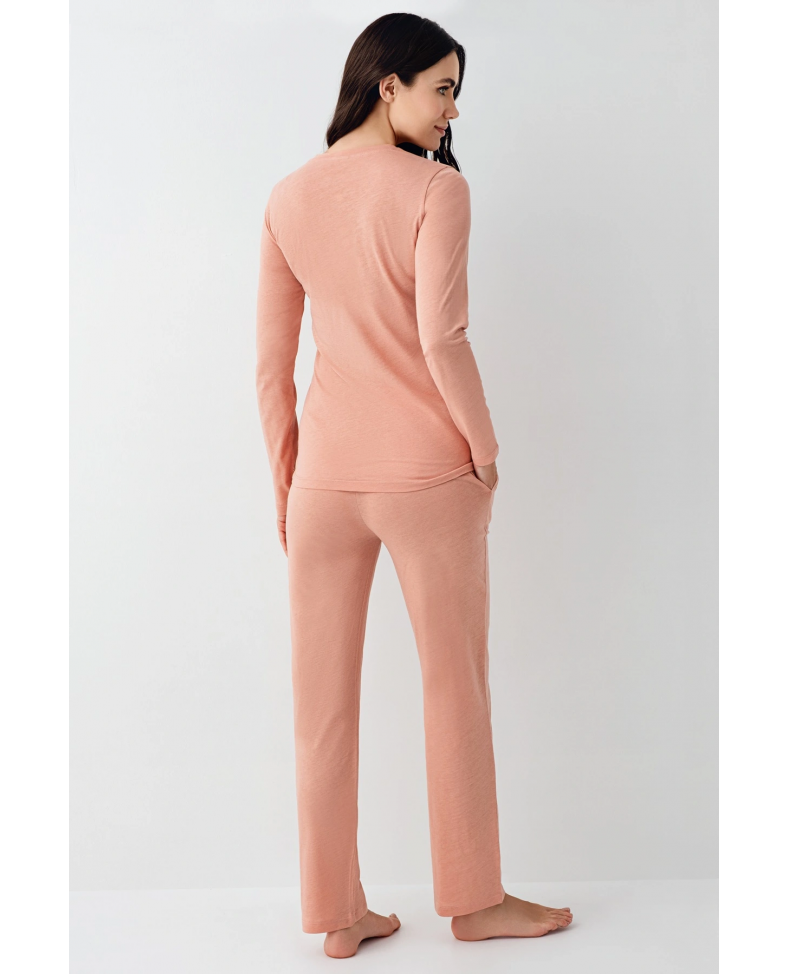 Pierre Cardin 9063-S Kadın Uzun Kol Pijama Takım