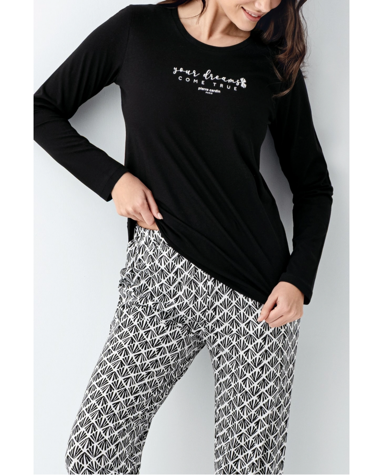 Pierre Cardin 9068-S Kadın Uzun Kol Pijama Takım