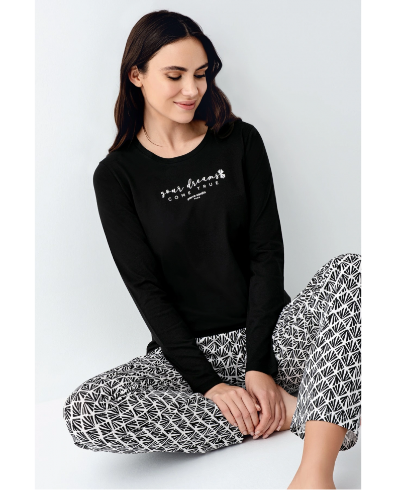 Pierre Cardin 9068-S Kadın Uzun Kol Pijama Takım