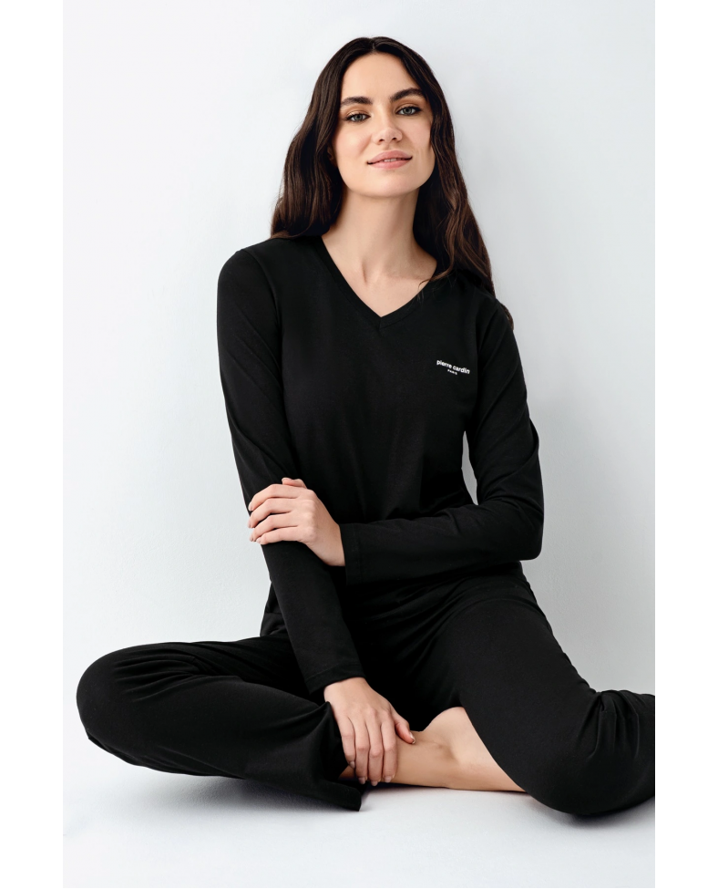 Pierre Cardin 9070-X Kadın Battal Uzun Kol Pijama Takım