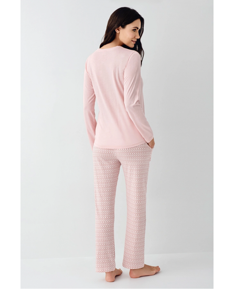 Pierre Cardin 9080-S Kadın Uzun Kol Pijama Takım