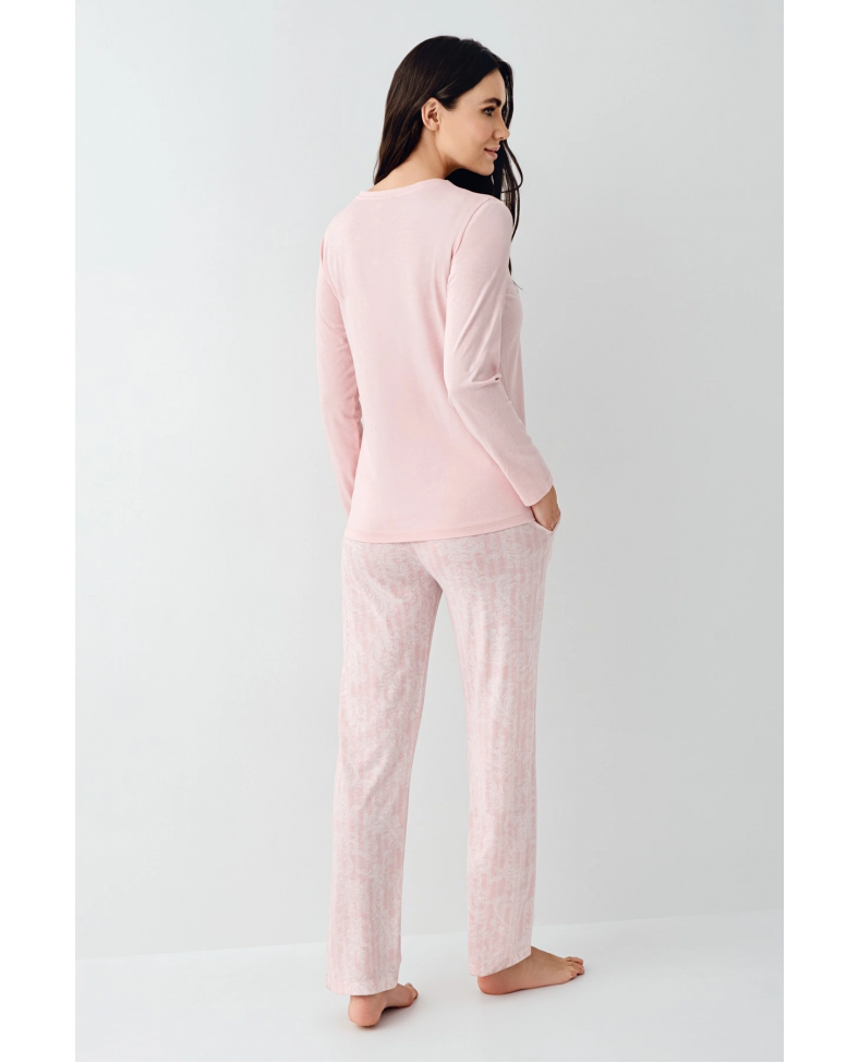 Pierre Cardin 9085-S Kadın Uzun Kol Pijama Takım