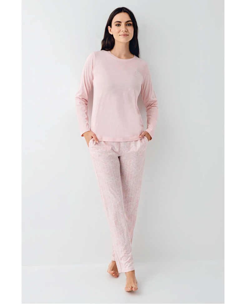 Pierre Cardin 9085-S Kadın Uzun Kol Pijama Takım