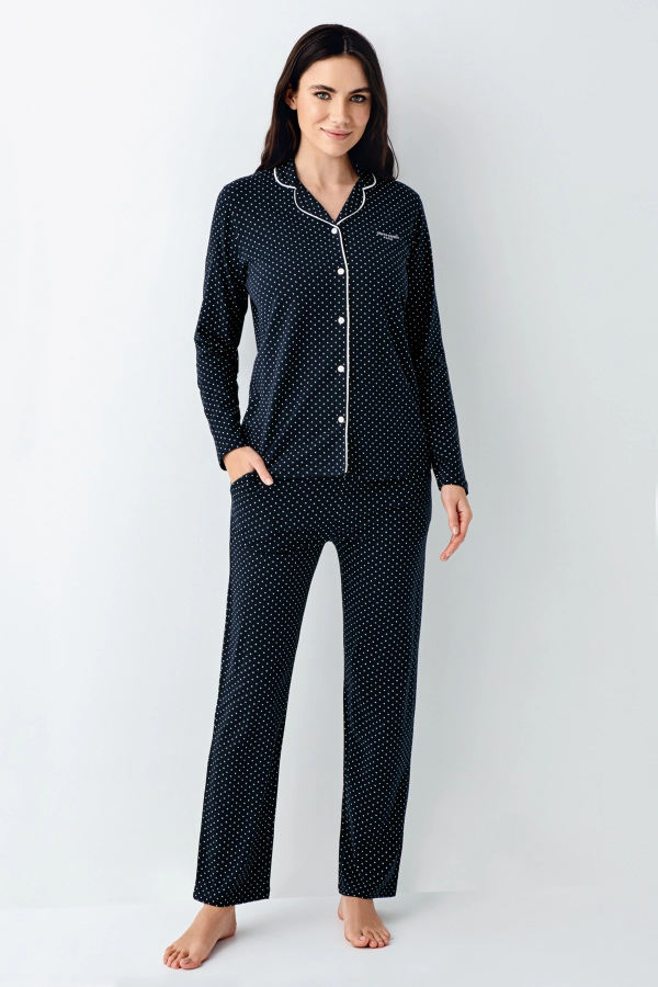 Pierre Cardin 9092-S Gömlek Pijama Takımı Takımı