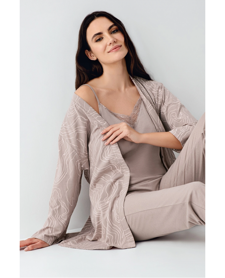 Pierre Cardin 9099-S 3'lü Pijama Takımı