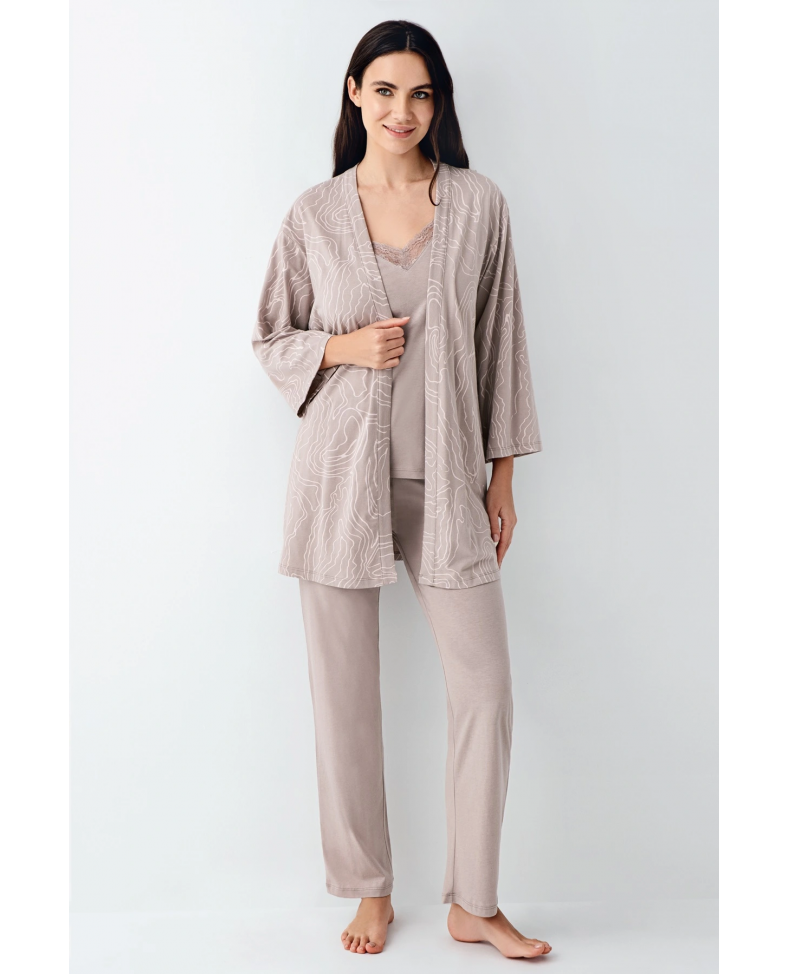 Pierre Cardin 9099-S 3'lü Pijama Takımı