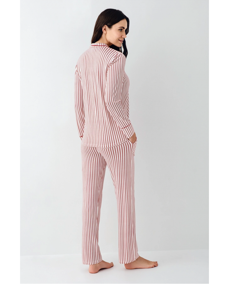 Pierre Cardin 9113-S Kadın Uzun Kollu Pijama Takımı