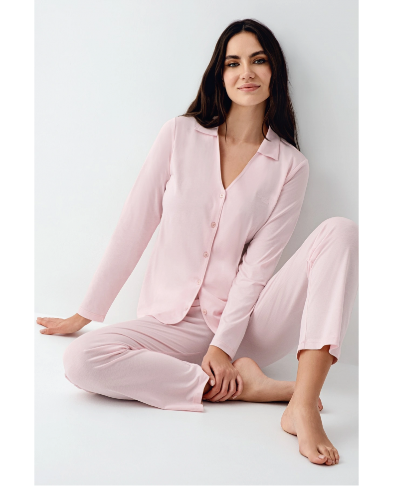 Pierre Cardin 9115-S Kadın Uzun Kol Pijama Takımı