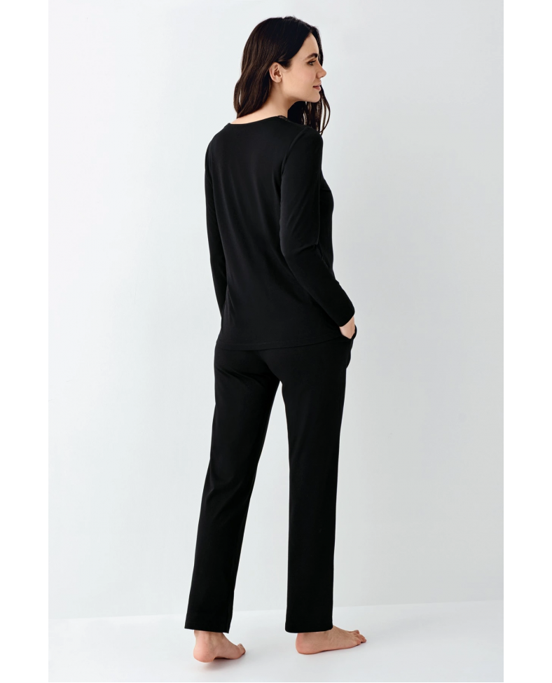 Pierre Cardin 9116-S Kadın Önü Düğmeli  Pijama Takımı