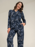 Pierre Cardin 9259-S  Kadın Uzun Kol Gömlek Pijama Takımı