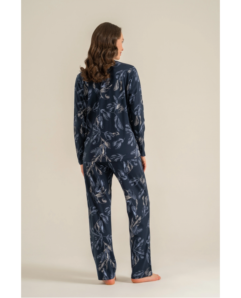 Pierre Cardin 9259-S  Kadın Uzun Kol Gömlek Pijama Takımı