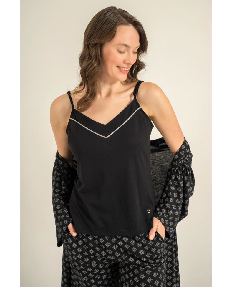 Pierre Cardin 9291-S  Kadın 3'Lü Pijama Takımı