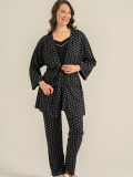 Pierre Cardin 9291-S  Kadın 3'Lü Pijama Takımı