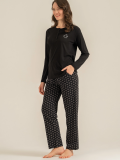 Pierre Cardin  Pc9289-X  Kadın Uzun Kollu Pijama Takımı