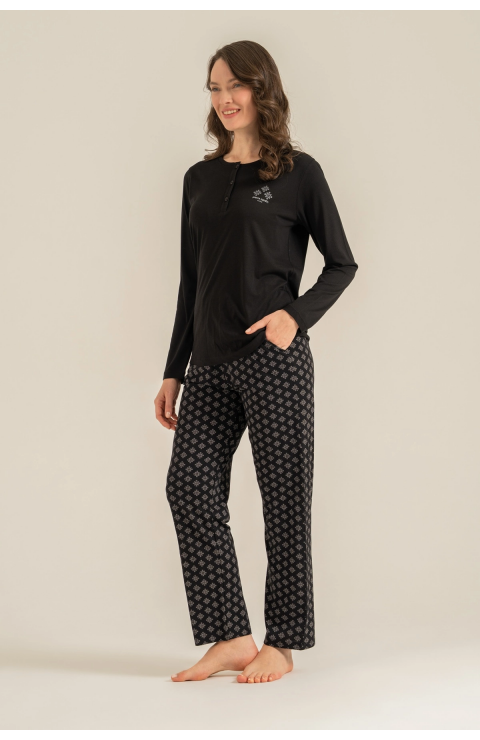 Pierre Cardin  Pc9289-X  Kadın Uzun Kollu Pijama Takımı