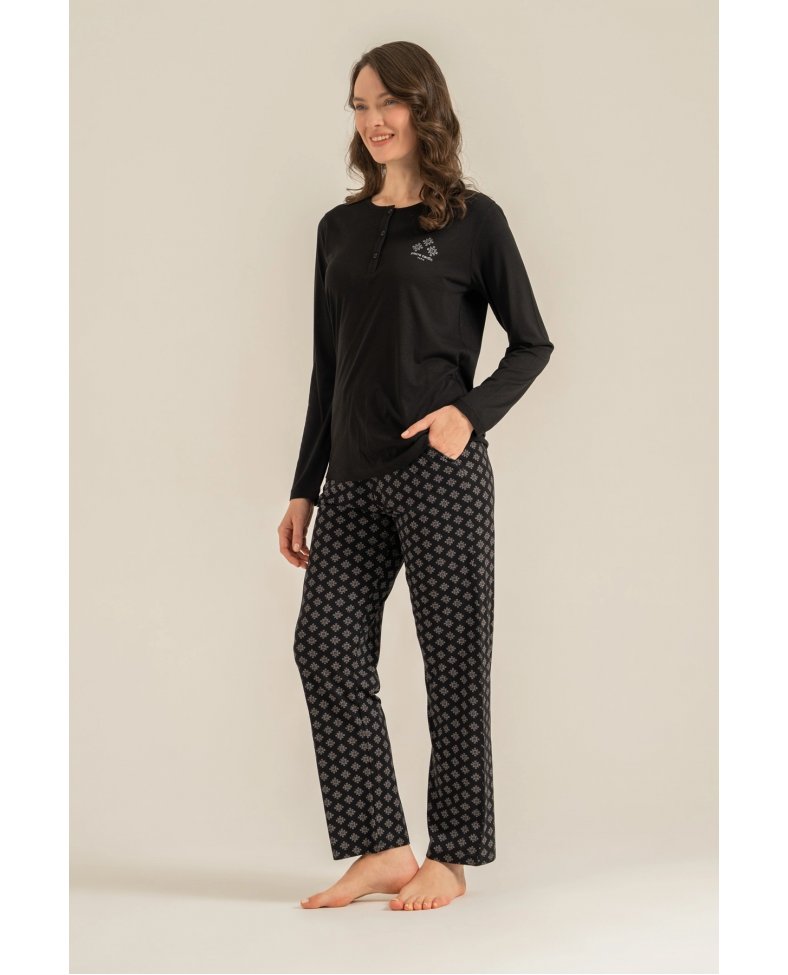 Pierre Cardin  Pc9289-X  Kadın Uzun Kollu Pijama Takımı