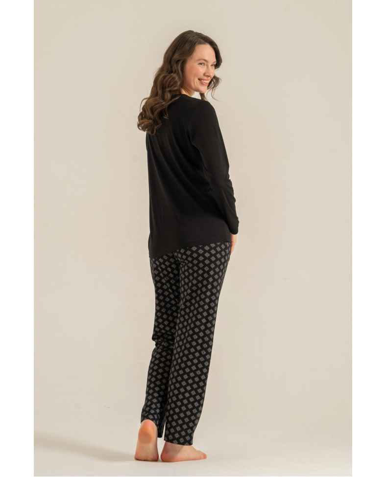 Pierre Cardin  Pc9289-X  Kadın Uzun Kollu Pijama Takımı