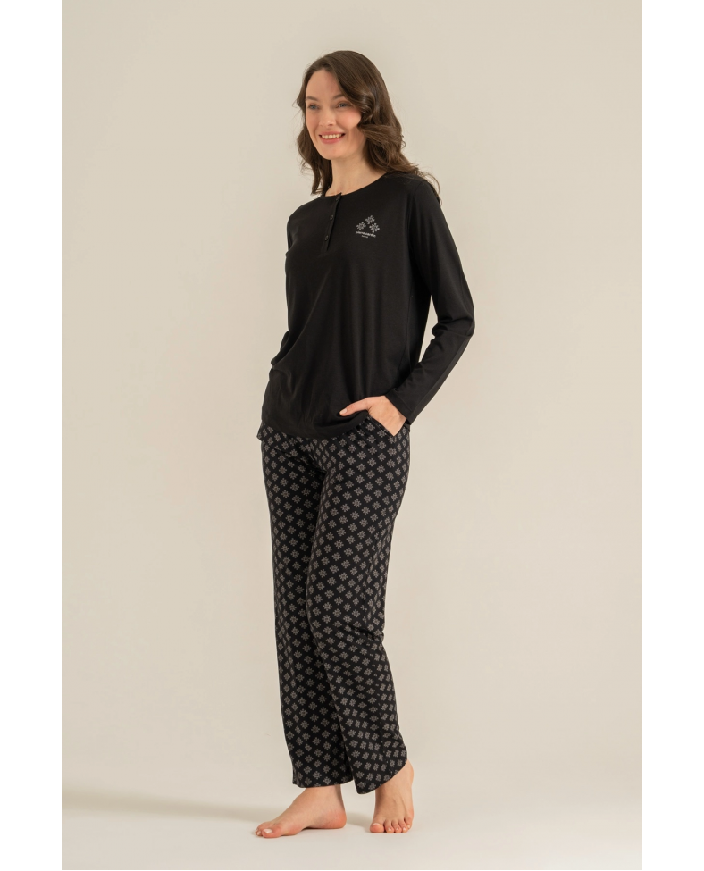 Pierre Cardin  Pc9289-X  Kadın Uzun Kollu Pijama Takımı