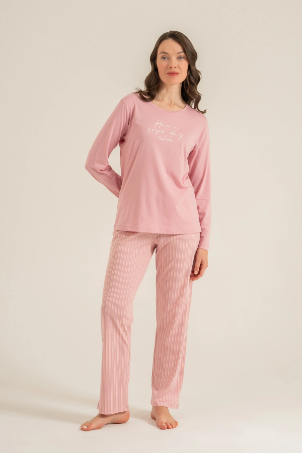 Pierre Cardin  Pc9294-S  Kadın Uzun Kollu Pijama Takımı