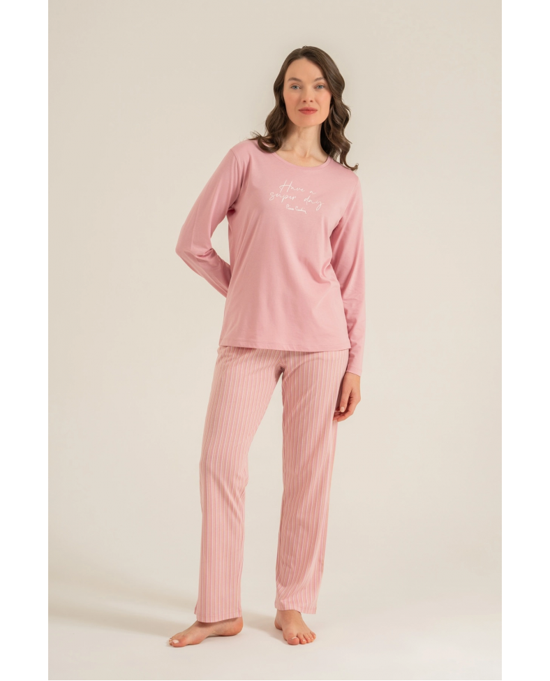 Pierre Cardin  Pc9294-S  Kadın Uzun Kollu Pijama Takımı