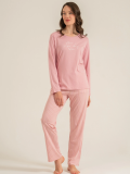 Pierre Cardin  Pc9294-S  Kadın Uzun Kollu Pijama Takımı