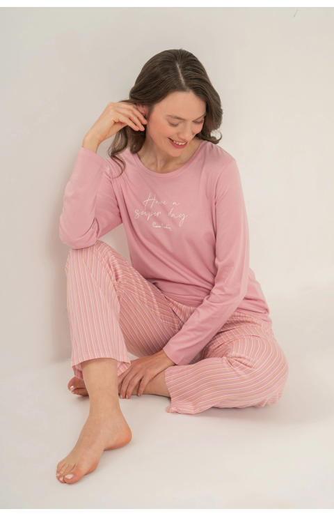 Pierre Cardin  Pc9294-S  Kadın Uzun Kollu Pijama Takımı