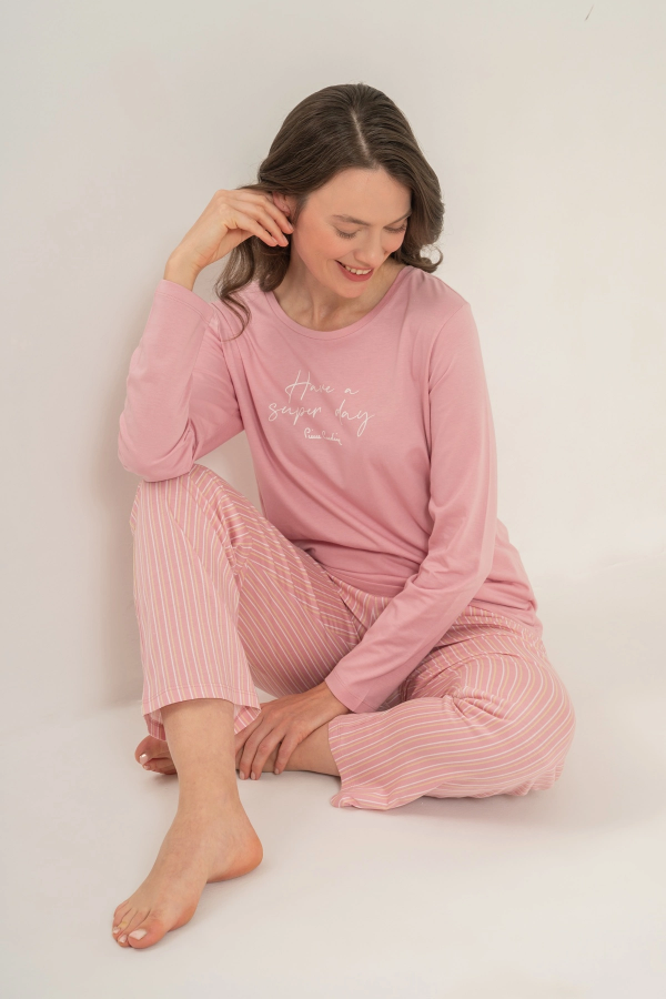 Pierre Cardin  Pc9294-S  Kadın Uzun Kollu Pijama Takımı