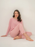 Pierre Cardin  Pc9294-S  Kadın Uzun Kollu Pijama Takımı