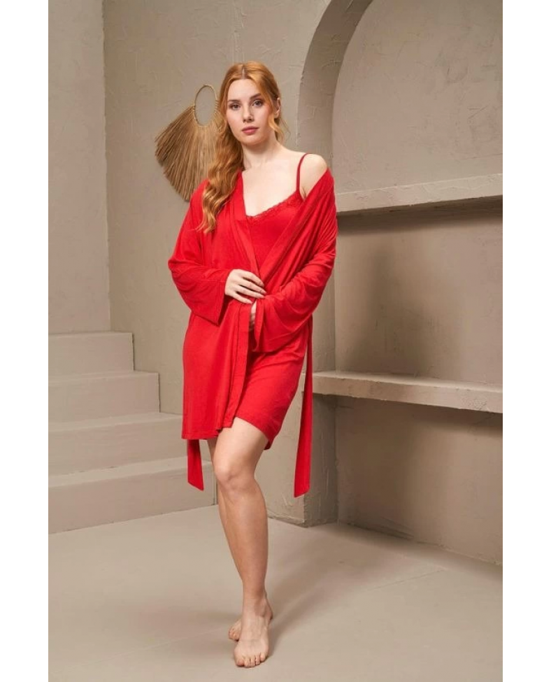 PJS 25166 Kadın Gecelik Sabahlık Takım