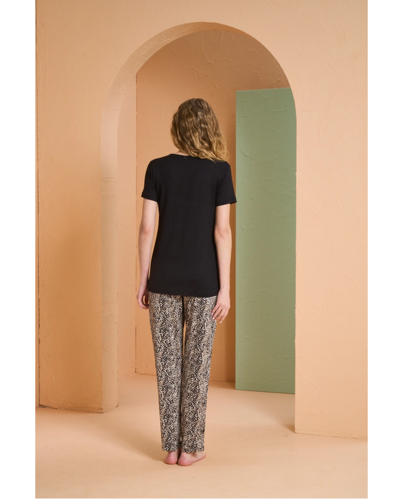 PJS 27036 Kadın Kısa Kol Pijama Takımı