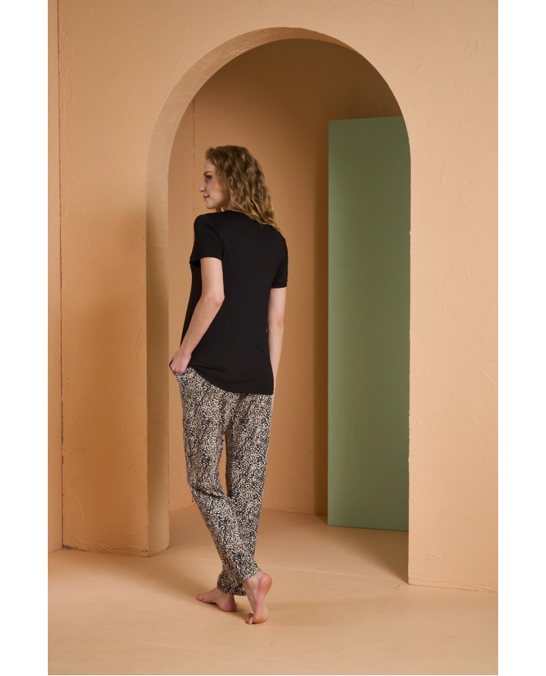 PJS 27036 Kadın Kısa Kol Pijama Takımı