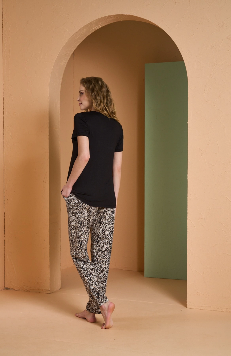 PJS 27036 Kadın Kısa Kol Pijama Takımı