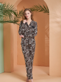 PJS 27064 Kadın Düğmeli Pijama Takımı