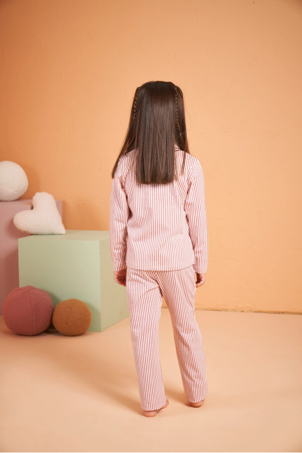 Pjs 28002 Çocuk Düğmeli Pijama Takım