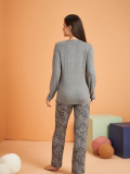 PJS 28047 Kadın Patlı Pijama Takım