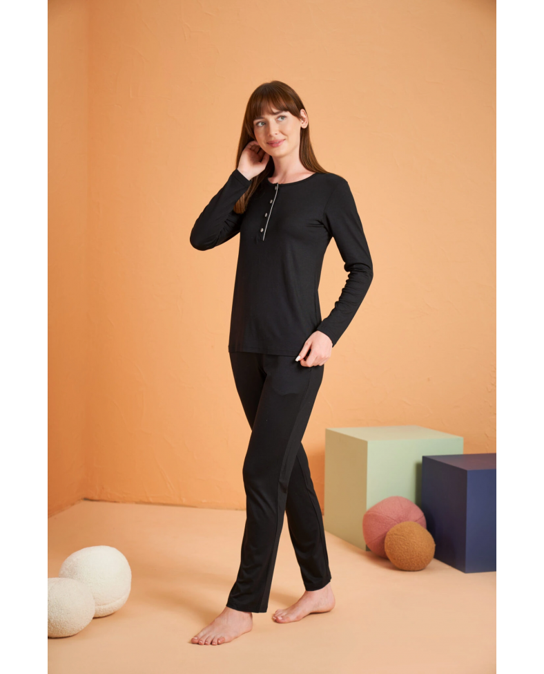 PJS 28048 Kadın Patlı Pijama Takım