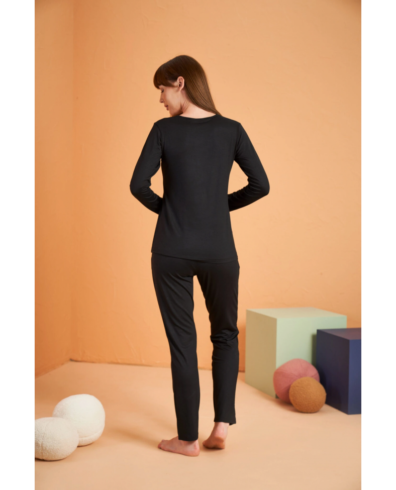 PJS 28048 Kadın Patlı Pijama Takım