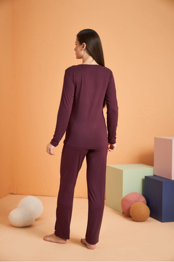 PJS 28048 Kadın Patlı Pijama Takım