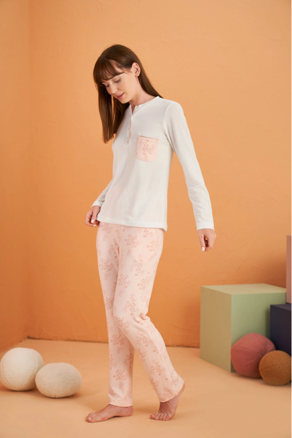 Pjs 28056 Kadın Patlı Pijama Takım