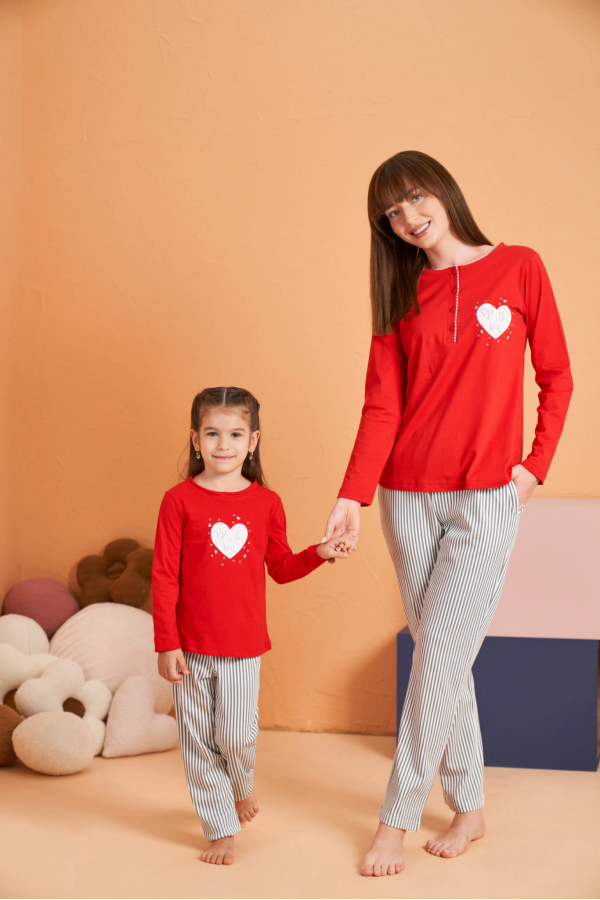 Pjs 28062 Kadın Patlı Pijama Takım