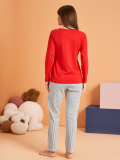 Pjs 28062 Kadın Patlı Pijama Takım