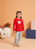 Pjs 28063 Çocuk Sıfır Yaka Pijama Takımı