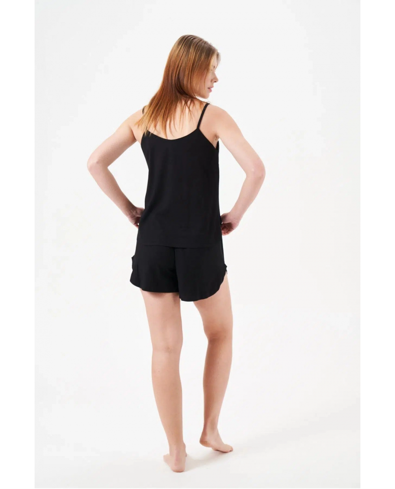 Pjs 29007 Kadın İp Askılı Şort Takım