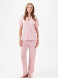 PJS 29033 Kadın Düğmeli Pijama Takım
