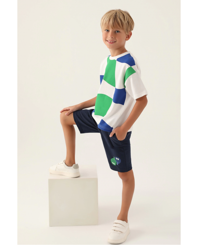 Roly Poly 3336-2 Erkek Çocuk Şort Takım