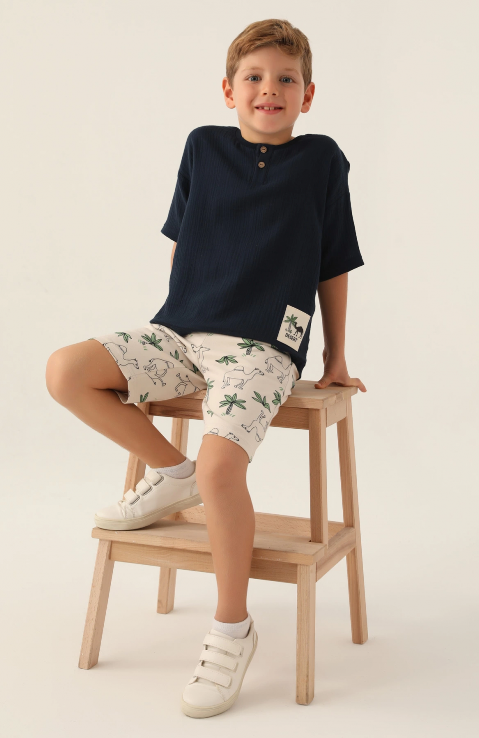 Roly Poly 3342-2 Erkek Çocuk Kapri Takım