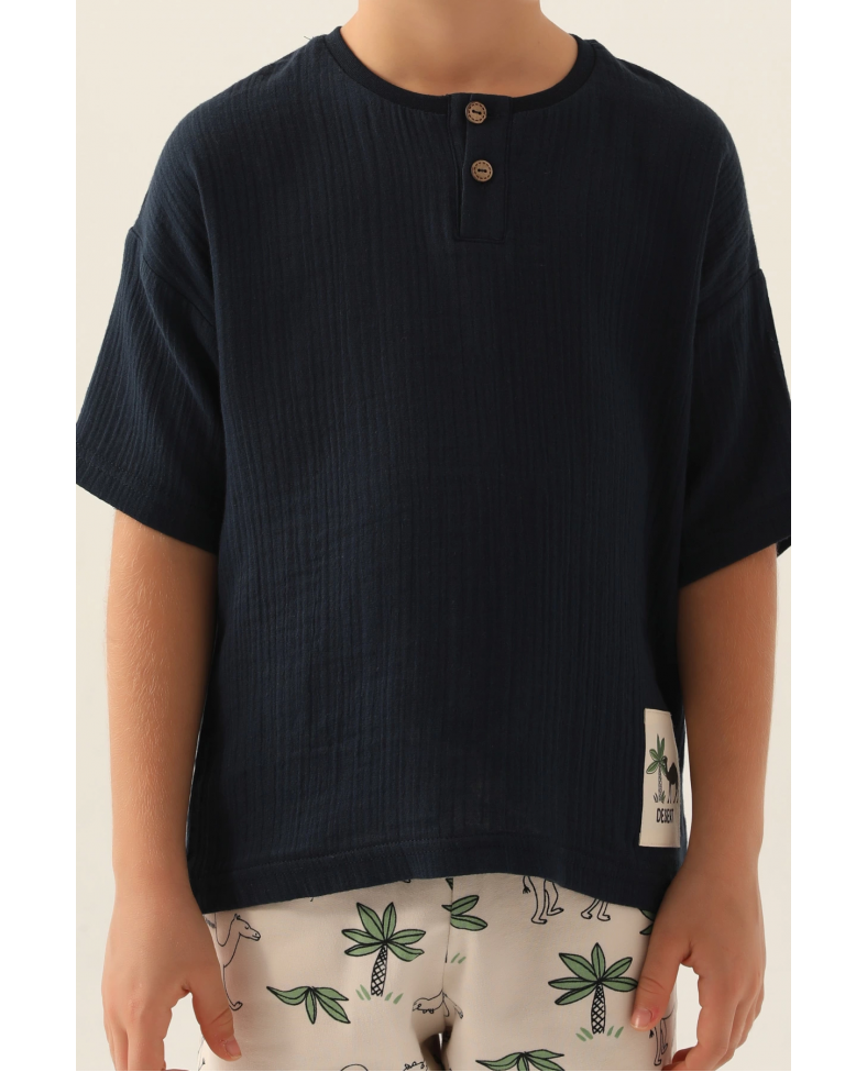 Roly Poly 3342-2 Erkek Çocuk Kapri Takım