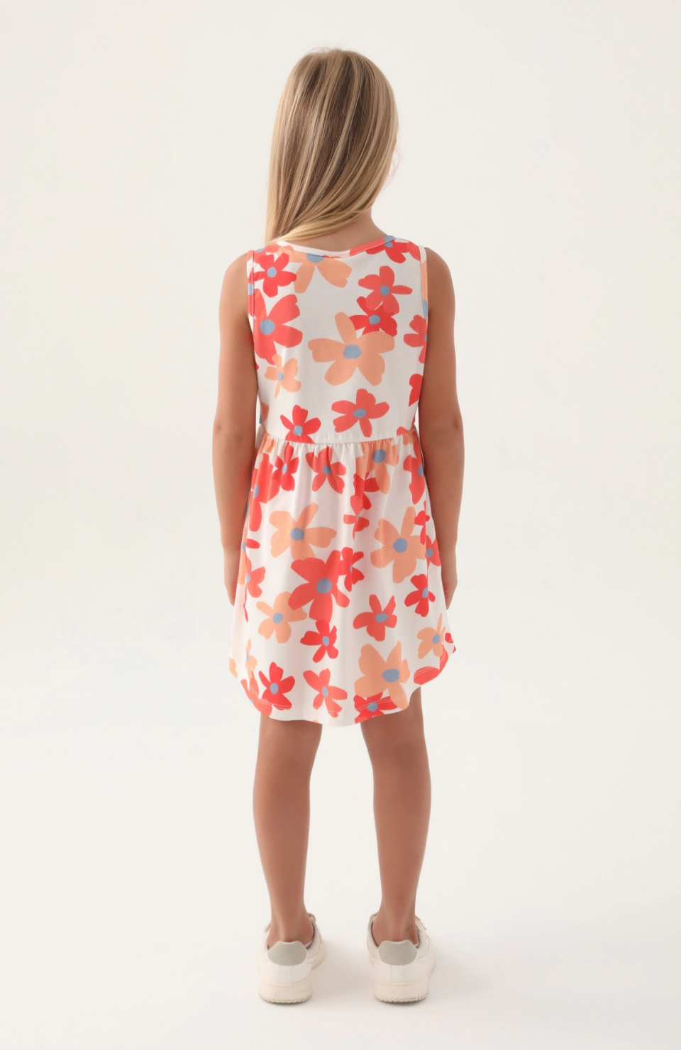 Roly Poly 3393-3 Kız Çocuk Çiçekli Elbise